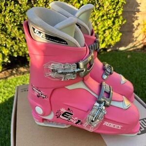 Roces Idea Up Adjustable Kids Ski Boots 19.0-22.0